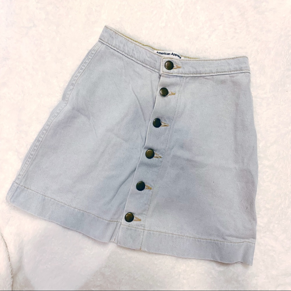 American Apparel Jean Skirt